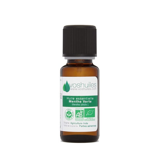 Voshuiles Huile Essentielle Bio De Menthe Verte 10ml