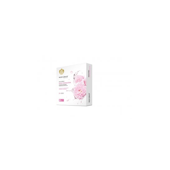 Midflower Box mascarilla invisible rosa damascena 5u