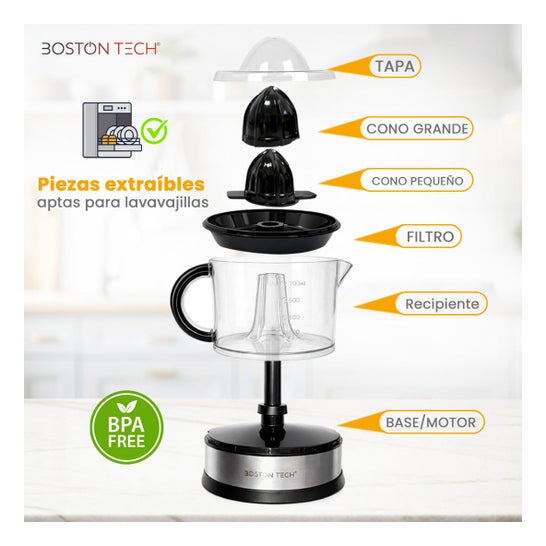 Boston Tech Elektrisk Citruspresser 700 ml