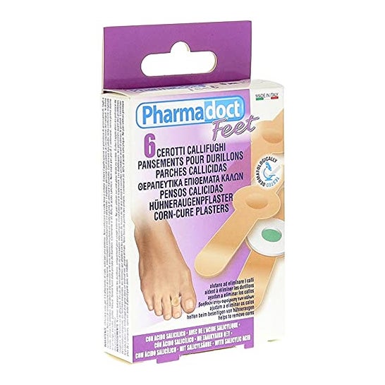 Pharmadoct Feet Parches Callicidas 6U PHARMADOCT,  (Código PF )