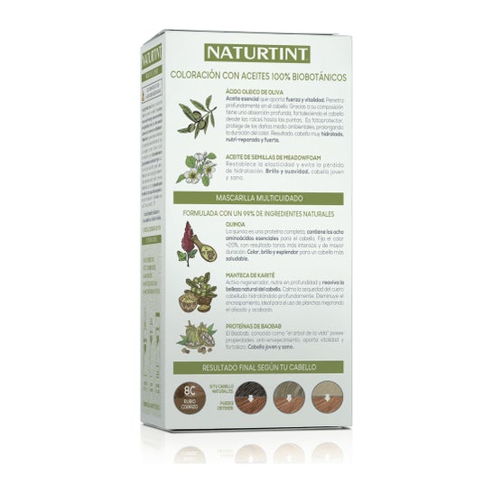 Naturtint 8C Rubio Cobrizo 1ud