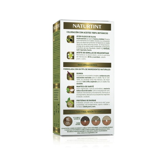 Naturtint 8C Rubio Cobrizo 1ud