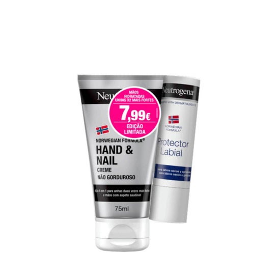 Neutrogena Kit Creme Mãos e Unhas 75ml + Stick Labial