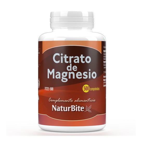 Naturbite Citrato de Magnesio 500comp