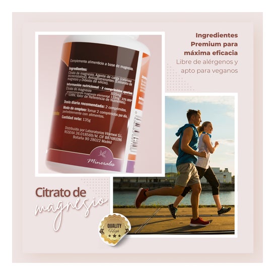 Naturbite Citrato de Magnesio 500 comp