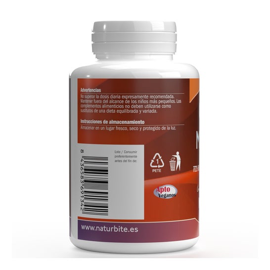 Naturbite Citrato de Magnesio 500 comp