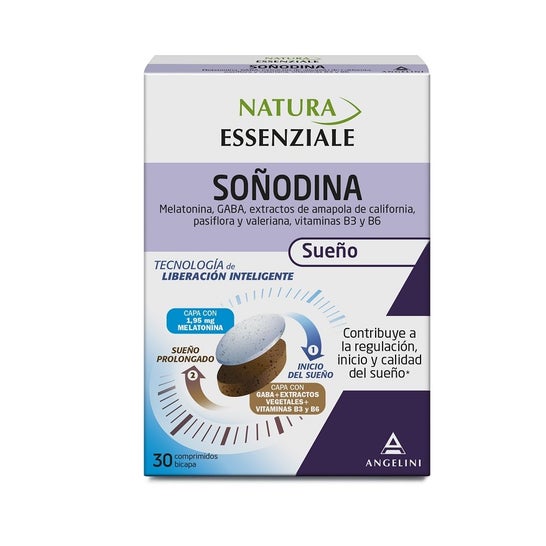 Angelini Natura Soñodina 30 Comprimidos Bicapa