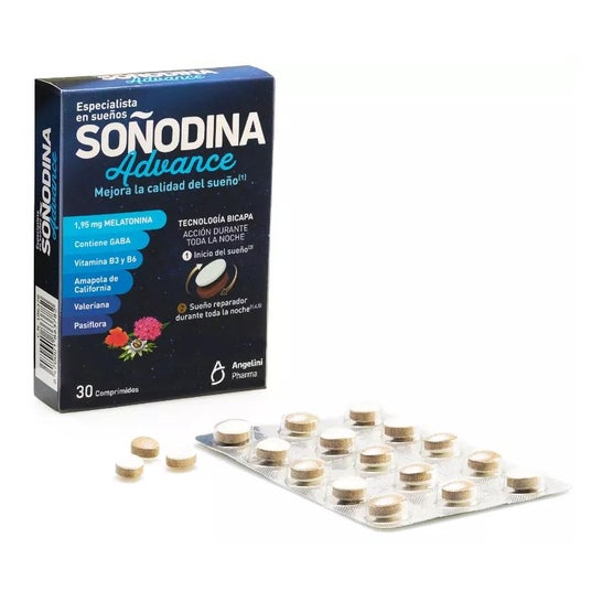 Angelini Natura Soñodina 30 Two-layer Tablets Angelini Natura Soñodina 30 Two-layer Tablets