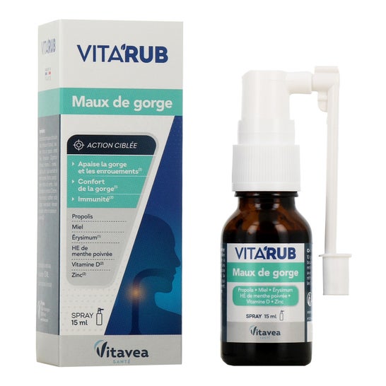 Vitavea Vita'Rub Spray Dolor de Garganta 15 ml