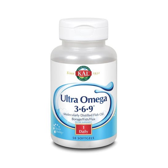Kal Ultra Omega 3-6-9 50 perlas