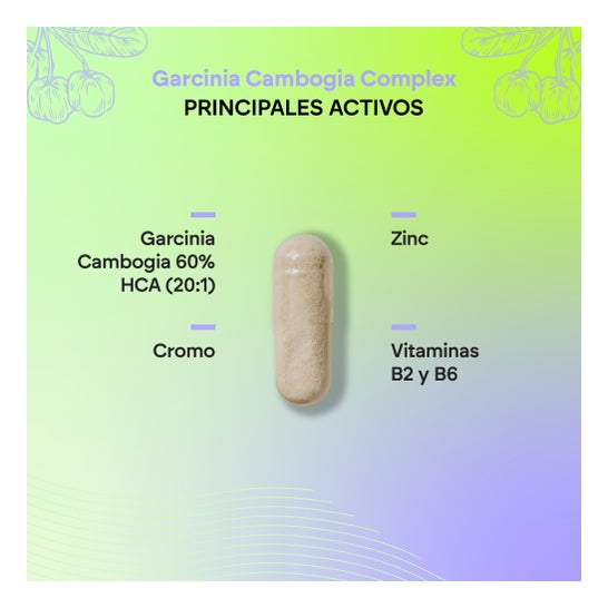 Nutralie Garcinia Cambogia Complex + Cromo + Zinc + B2 y B6 90caps