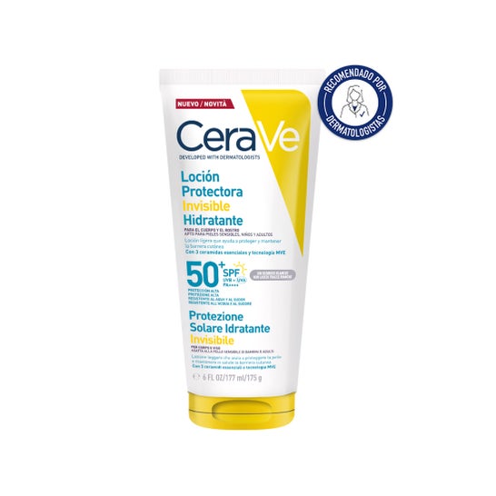 CeraVe Loción Protectora Invisible Hidratante SPF50+ 177 ml