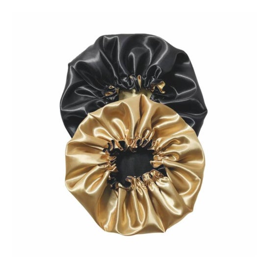 RickiParodi Touca Cetim Anti-Frizz Preta 1 Unidade