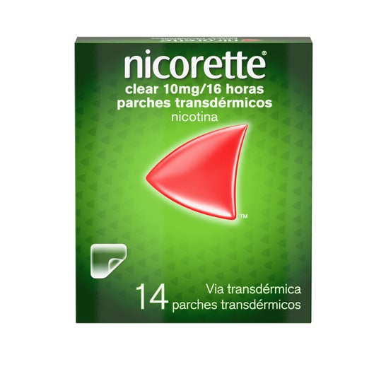 Nicorette Clear Parches Transdérmicos 10mg/16h 14parches