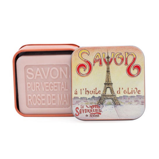 La Savonnerie de Nyons Jabón Lata Metal Torre Eiffel 100g