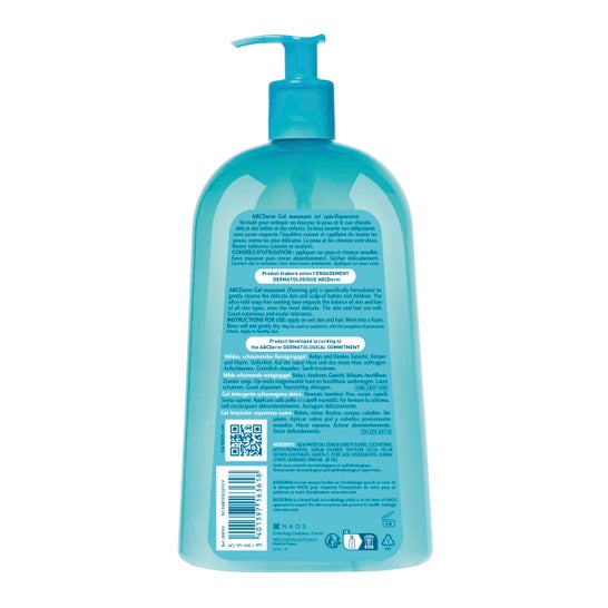 Bioderm ABCDerm Gel Moussant Bebés y Niños 1L
