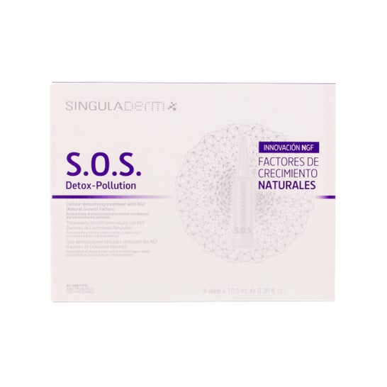 Singuladerm S.O.S Detox-Pollution 4 viales x 10 5 ml