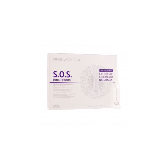 Singuladerm S.O.S Detox-Pollution 4 viales x 10 5 ml