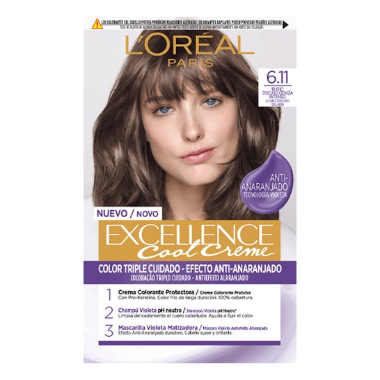 L'oréal Excellence Cool Creme Tinte de Cabello Nº6,11 1ud