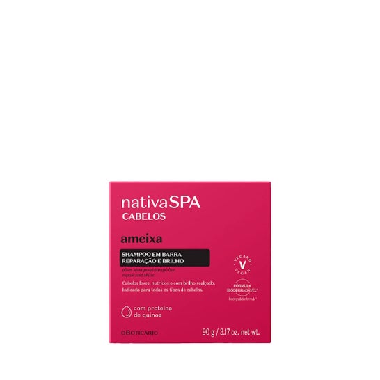 O Boticário Nativa SPA Ameixa Shampoo Sólido 90g