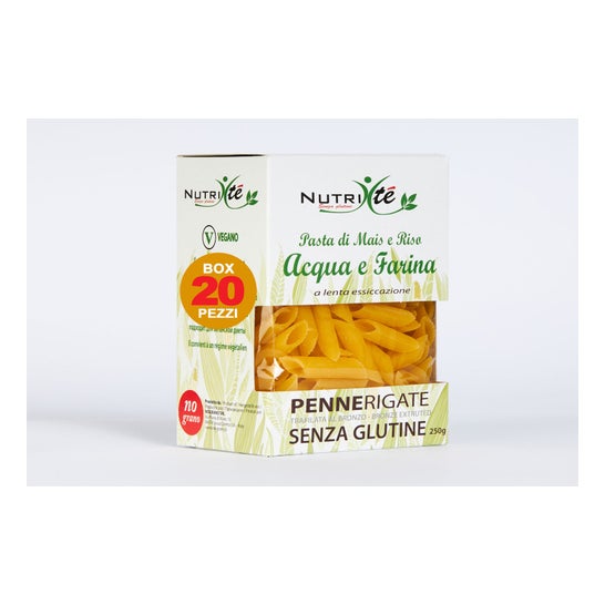 Nutrité Penne Rigate Pasta de Maiz Arroz Agua y Harina 250g