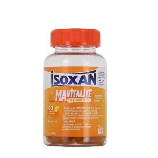Isoxan Mi Vitalidad Gummies Adultos +18 Años Limón 60 Gummies