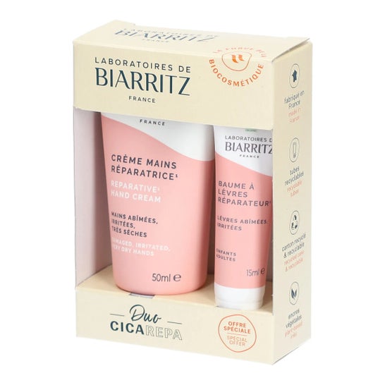 Laboratoires de Biarritz Dúo Pack Cica Ripara Mani 50 ml + Balsamo 15 ml