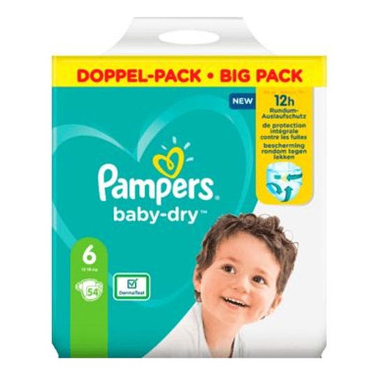 Comprar Pañales Pampers Baby-Dry, Talla 6 - 32 Unidades