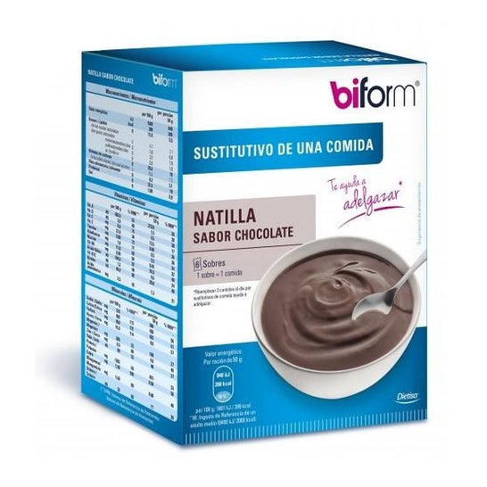 Dietisa Natillas Chocolate Sustitutivas Biform 6 Sobres