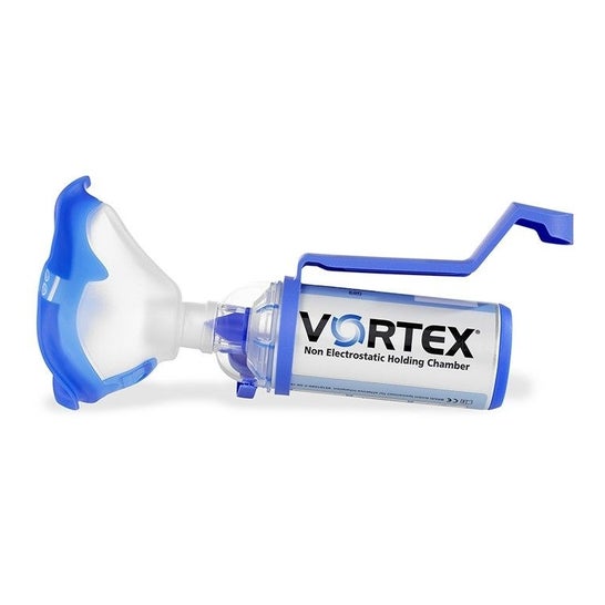 Vortex Cámara Inhalación + Máscara cámara Inhalación para adultos