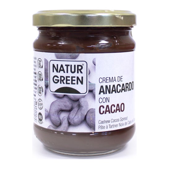 NaturGreen Crema de Anacardo Cacao Bio 200g