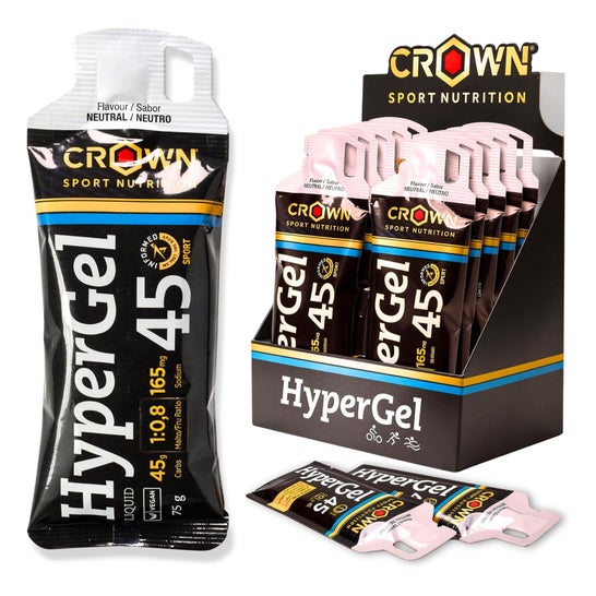 Crown Sport Nutrition HyperGel 45 Neutro Senza Caffeina 10x75 g
