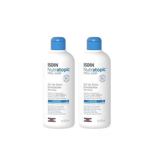 Nutratopic PRO-AMP Gel de Baño Emoliente 2x400ml