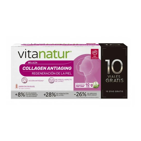 Vitanatur Collagen Antiaging Regeneración de la Piel 30 viales