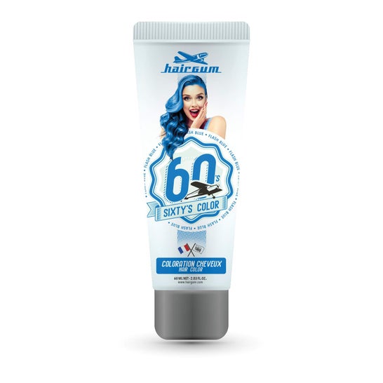 Hairgum Sixty's Color Hair Color Flash Blue 60ml
