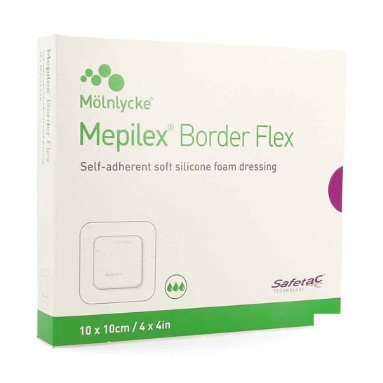 Mepilex Border Flex Apósito Estéril 10x10cm 3uds