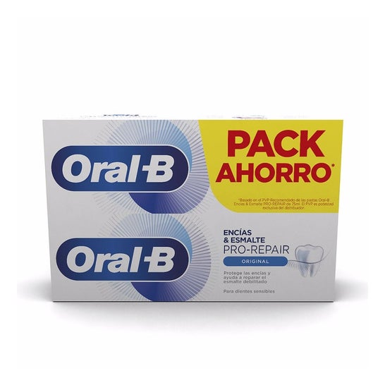 Oral-B Encías & Esmalte Repair Original Pasta Dentífrica 2x75ml