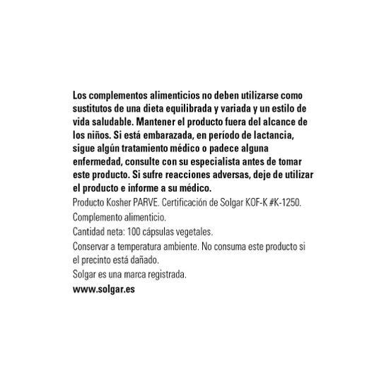 Solgar Vitamina C 1000 mg 100vcaps