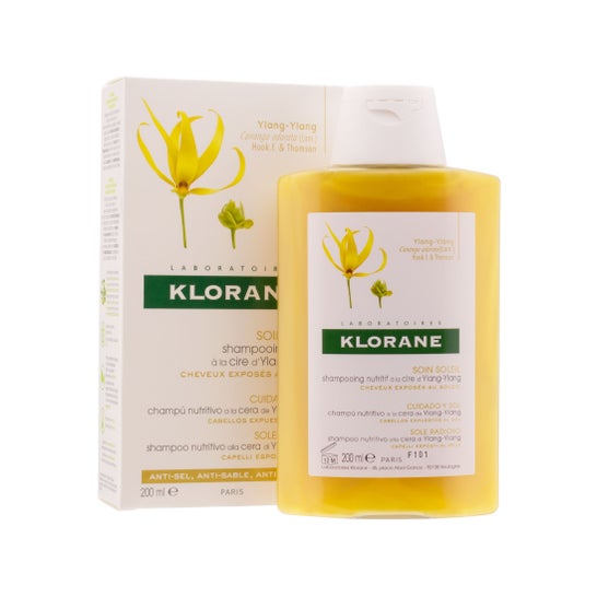 Klorane Pflegeshampoo mit Ylang Ylang Ylang Wachs 200ml