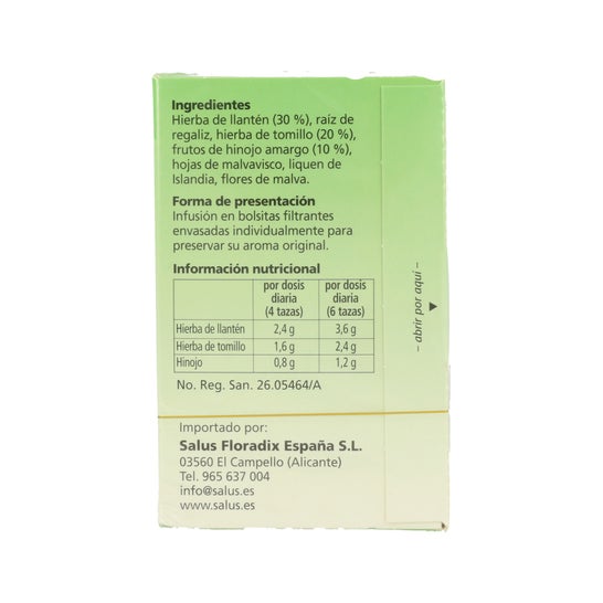 Salus Alpenkraft 15 Saquetas