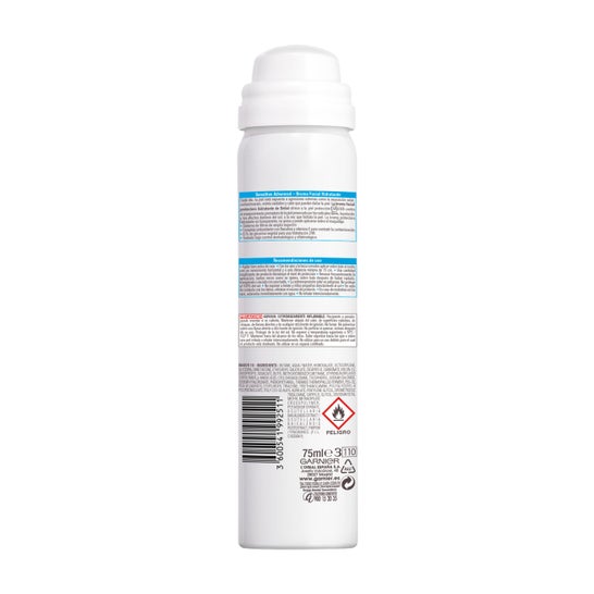 DELIAL Sensitive advanced bruma facial hidratante spf 50 spray 7 GARNIER ,  (Código PF )