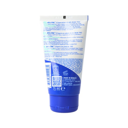 Akileïne Crema Nutri-Reparadora Pies Secos 75ml