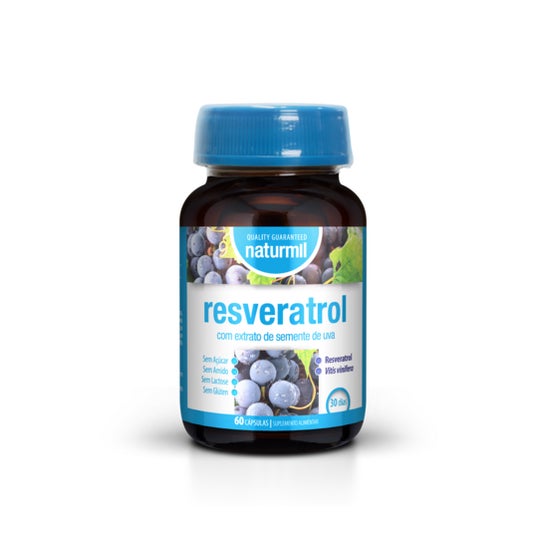 Naturmil Resveratrol met druivenpitextract 60 capsules