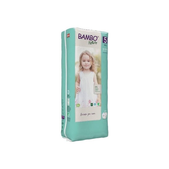 Bambo Nature Pañales 5XL 12-18kg 44uds
