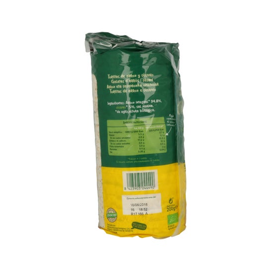 Biocop Tortitas Arroz Sésamo 200 g