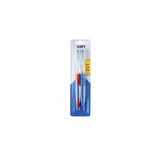 Kin Cepillo Dental Medio 2x1