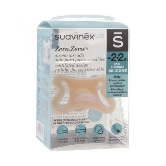 Suavinex Silicone Pacifier Physiological Sx Pro Zero 2m 1ud