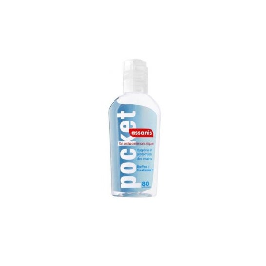 Assanis Pocket Antibacterial Moisturizing Hand Gel 80 ml