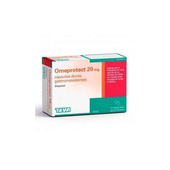 Omeprotect 20mg Blíster 14 cápsulas gastrorresistentes