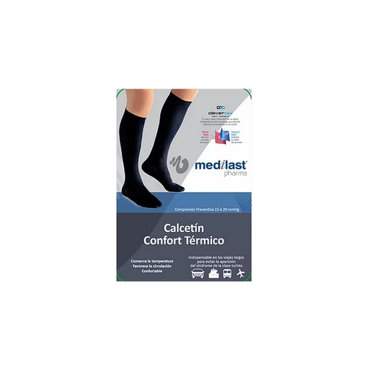 Calcetin Medilast Confort Azul T-peq